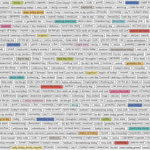 25 Pack - Documented Double-Sided Cardstock 12"X12"-Snippets - 5A0034LL-1H67V 25 Pack - Documented Double-Sided Cardstock 12"X12"-Snippets - 5A0034LL-1H67V