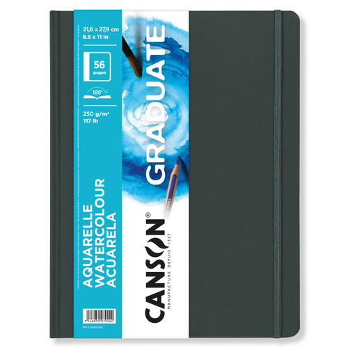 Canson Graduate Watercolor Book 8.5"x11.5"-28 sheets - 5A002ZV5-1H1C4 - 3148950079244