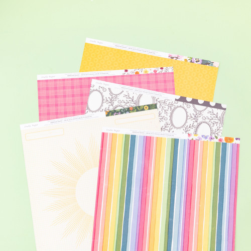 25 Pack - Crate Paper Moonlight Magic Double-Sided Cardstock 12"X12"-Lucky Star - ACPMM12-22017
