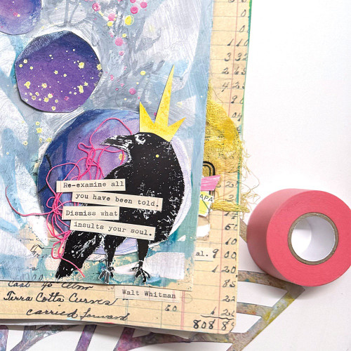 3 Pack - Dina Wakley Media Art Tape-Pink - 5A00397B-1H8CG