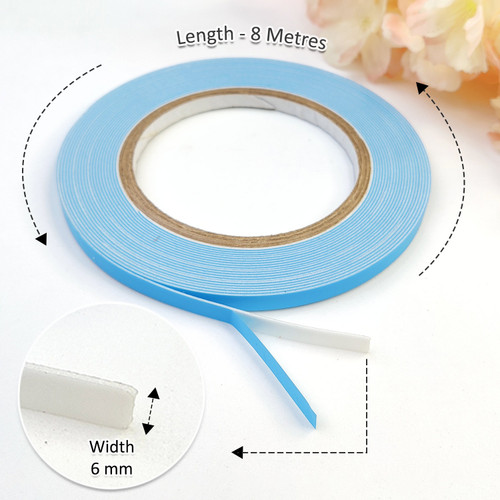 6 Pack - Dress My Craft Ultra Thin Double Sided Foam Tape-6mm - 5A00398H-1H8FF