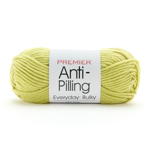 3 Pack - Premier Yarns Anti-Pilling Everyday Bulky Yarn-Chartreuse - 1068-1H8JN - 840166865415