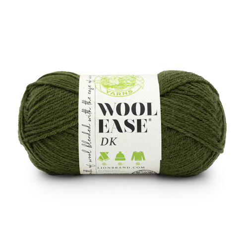 Lion Brand Wool-Ease DK Yarn-Olive - 5A0039DL-1H8L5 - 023032176086