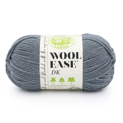 Lion Brand Wool-Ease DK Yarn-Slate - 5A0039DL-1H8LD - 023032176031