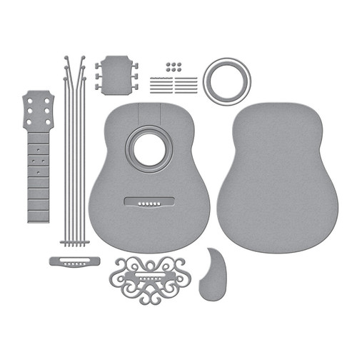 Spellbinders Etched Dies by Bibi Cameron-Majestic Guitar - 5A0039BF-1H8HD Spellbinders Etched Dies by Bibi Cameron-Majestic Guitar - 5A0039BF-1H8HD