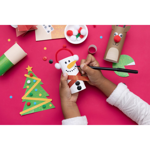 Colorbok Kids Christmas Holiday Kit-Paper Roll - 5A0039DR-1H8M9