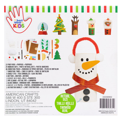 Colorbok Kids Christmas Holiday Kit-Paper Roll - 5A0039DR-1H8M9