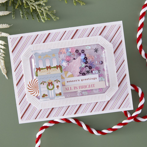 Spellbinders Rosie's Studio Cardstock Diecut Ephemera-Peppermint Twist Sentiments - 5A0039B6-1H8HK
