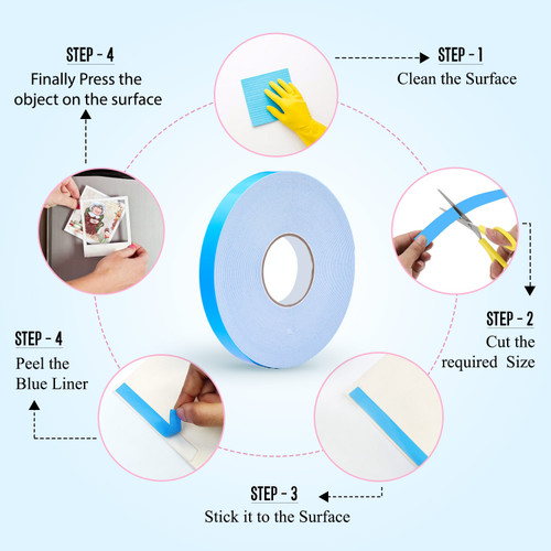 3 Pack - Dress My Craft Ultra Thin Double Sided Foam Tape-12mm - 5A00398V-1H8F8