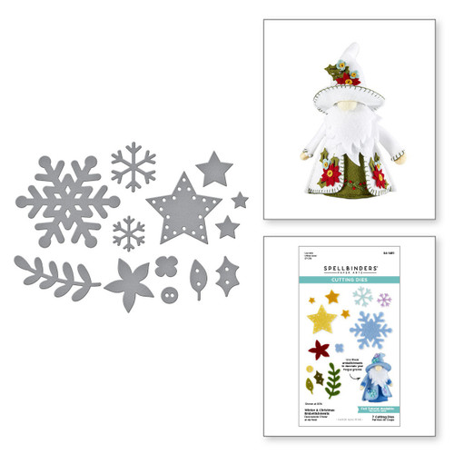 Spellbinders Embellishments Etched Dies by Sandi MacIver-Winter & Christmas - 5A0039BB-1H8HL Spellbinders Embellishments Etched Dies by Sandi MacIver-Winter & Christmas - 5A0039BB-1H8HL