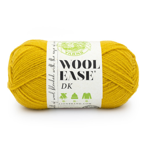 Lion Brand Wool-Ease DK Yarn-Goldenrod - 5A0039DL-1H8L7 - 023032176055