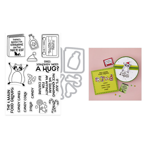 Hero Arts Yule Fuel Stamp & Cut Set-Elf Culture - 5A0039CB-1H8HS Hero Arts Yule Fuel Stamp & Cut Set-Elf Culture - 5A0039CB-1H8HS