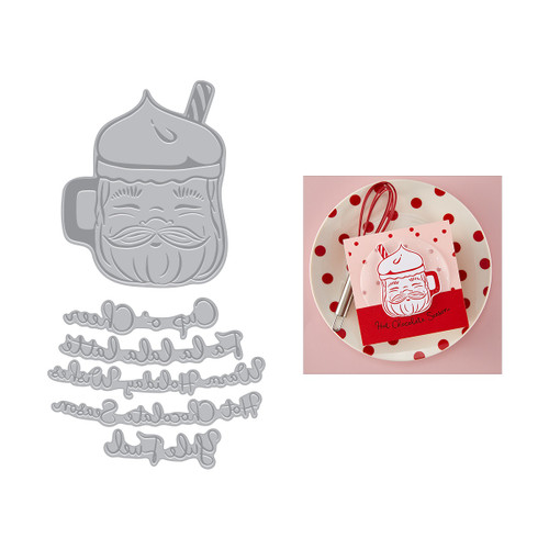 Hero Arts Yule Fuel BetterPress + Foil Plate-Cup of Cheer - 5A0039CM-1H8J8 Hero Arts Yule Fuel BetterPress + Foil Plate-Cup of Cheer - 5A0039CM-1H8J8