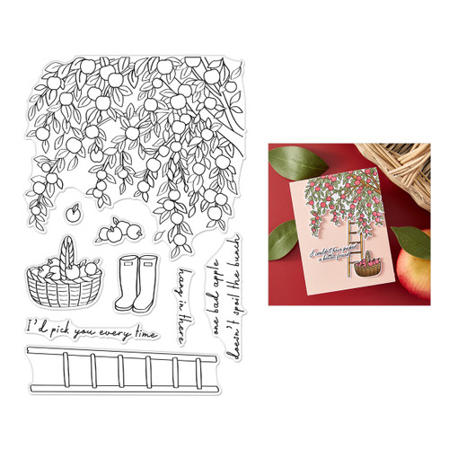 Hero Arts I Pick You Clear Stamp Set-In The Orchard - 5A0039CK-1H8J3