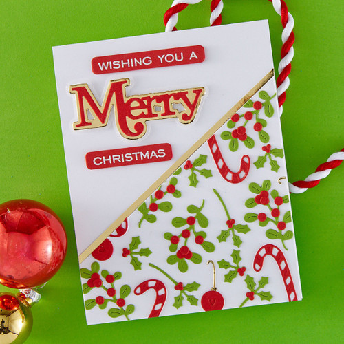 Spellbinders Etched Dies-Classic Mouse Christmas Embellishments - 5A0039B0-1H8HR Spellbinders Etched Dies-Classic Mouse Christmas Embellishments - 5A0039B0-1H8HR