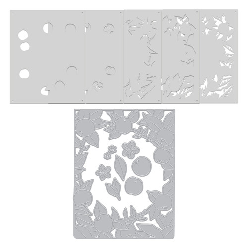 Hero Arts I Pick You Frame Die & Stencil Bundle-Apple - 5A0039CP-1H8J2 - 085700950893