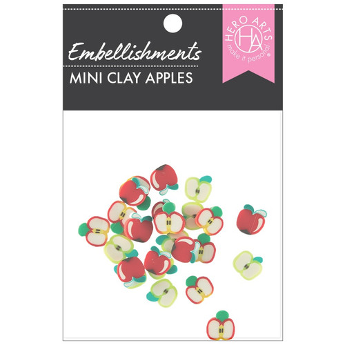 Hero Arts I Pick You Embellishment-Mini Clay Apples - 5A0039CG-1H8J6 - 085700950022