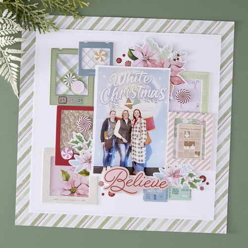 Spellbinders Rosie's Studio Chipboard Frames & Corners-Peppermint Twist - 5A0039BW-1H8GW Spellbinders Rosie's Studio Chipboard Frames & Corners-Peppermint Twist - 5A0039BW-1H8GW