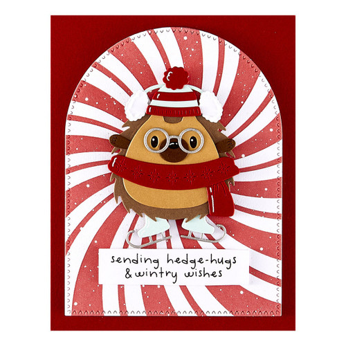 Spellbinders Merry Mischief Clear Stamp & Die Set-Hedge-Hugs - 5A0039B5-1H8GN Spellbinders Merry Mischief Clear Stamp & Die Set-Hedge-Hugs - 5A0039B5-1H8GN