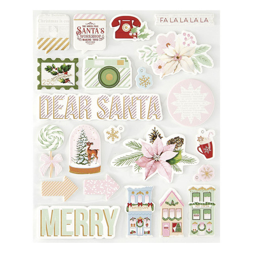 Spellbinders Rosie's Studio Chipboard Stickers-Peppermint Twist - 5A0039B8-1H8H5 Spellbinders Rosie's Studio Chipboard Stickers-Peppermint Twist - 5A0039B8-1H8H5