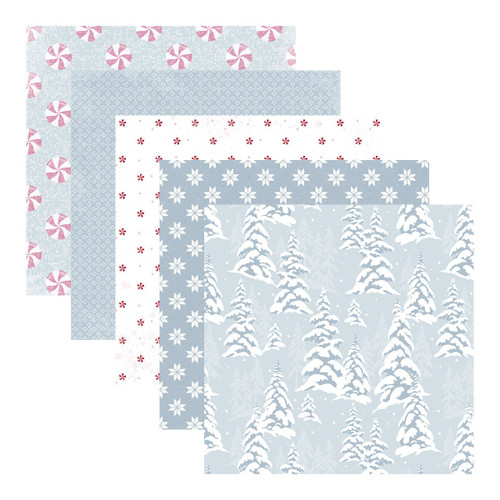 Spellbinders Rosie's Studio 6x6" Designer Paper Pad-Peppermint Twist - 5A0039BH-1H8H9 Spellbinders Rosie's Studio 6x6" Designer Paper Pad-Peppermint Twist - 5A0039BH-1H8H9