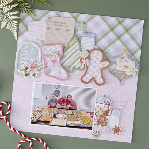 3 Pack - Spellbinders Rosie's Studio 6x6" Designer Paper Pad-Peppermint Twist - 5A0039BH-1H8H9
