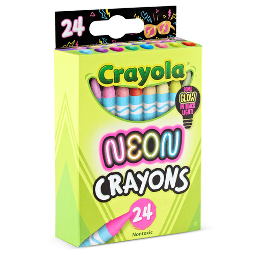 Crayola Crayons-Neon 24/Pkg - 5A0035R4-1H73C