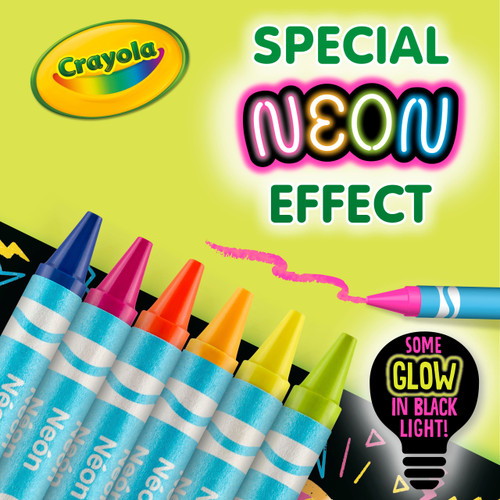 Crayola Crayons-Neon 24/Pkg - 5A0035R4-1H73C Crayola Crayons-Neon 24/Pkg - 5A0035R4-1H73C