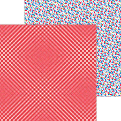 25 Pack - Hometown USA Double-Sided Cardstock 12"X12"-Picnic Plaid - 5A0026W2-1G986 - 842715085374 25 Pack - Hometown USA Double-Sided Cardstock 12"X12"-Picnic Plaid - 5A0026W2-1G986 - 842715085374
