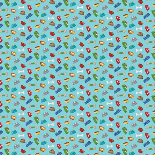25 Pack - Hot Diggity Dog Double-Sided Cardstock 12"x12"-Kibbles & Cookies - 5A00257D-1G853
