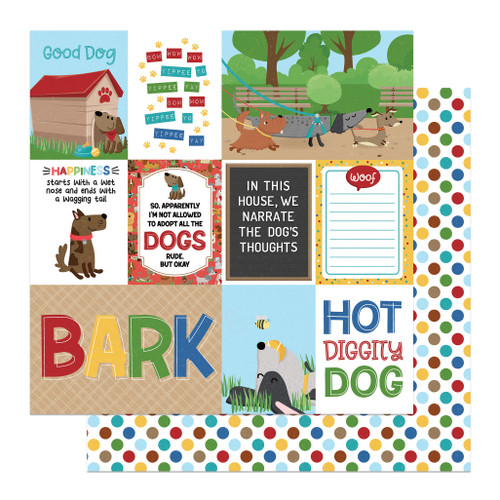 25 Pack - Hot Diggity Dog Double-Sided Cardstock 12"x12"-Yippee Yay - 5A00257D-1G85H - 709388345924 25 Pack - Hot Diggity Dog Double-Sided Cardstock 12"x12"-Yippee Yay - 5A00257D-1G85H - 709388345924