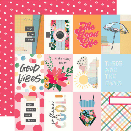25 Pack - Sunny Days Double-Sided Cardstock 12"X12"-3X4 Elements - 5A002WXR-1GXRL - 810150777727 25 Pack - Sunny Days Double-Sided Cardstock 12"X12"-3X4 Elements - 5A002WXR-1GXRL - 810150777727