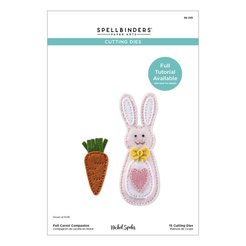Spellbinders Etched Dies By Nichol Spohr-Felt Carrot Companion - 5A002XD9-1GYD0 - 810176104613