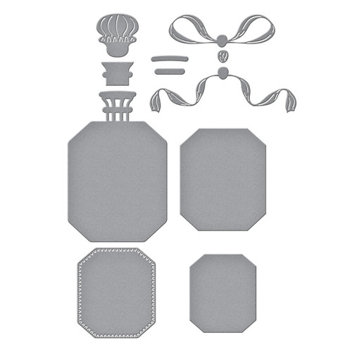 Spellbinders Etched Dies From he Gorgeous You Collection-Perfume Bottle - 5A002XDF-1GYCT