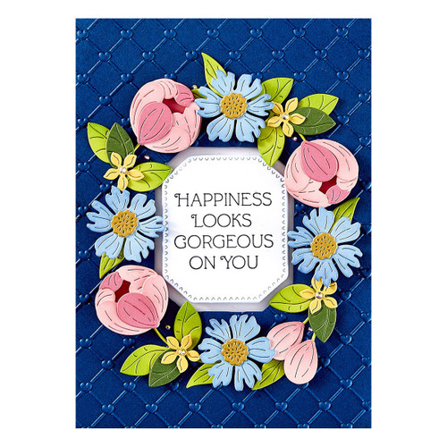 Spellbinders 3D Embossing Folder The Gorgeous You Collection-Cross My Heart - 5A002XDZ-1GYCW