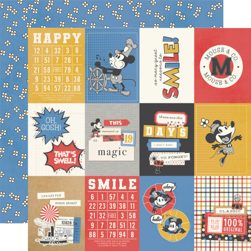 25 Pack - Say Cheese Classic Mouse Double-Sided Cardstock 12"X12"-3X4 Elements - 5A0029TG-1GD72 - 810150773927 25 Pack - Say Cheese Classic Mouse Double-Sided Cardstock 12"X12"-3X4 Elements - 5A0029TG-1GD72 - 810150773927
