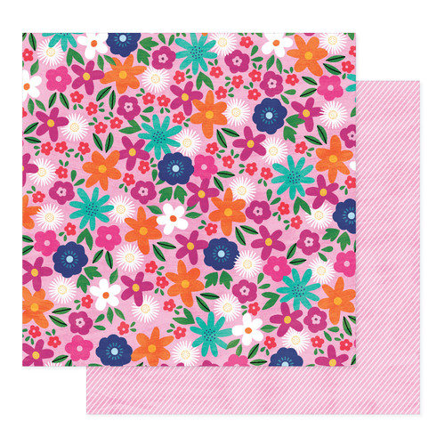 25 Pack - Shimelle Reasons To Smile Double-Sided Cardstock 12"X12"-Bloom Wild - A50026KD-G193Q - 765468086293