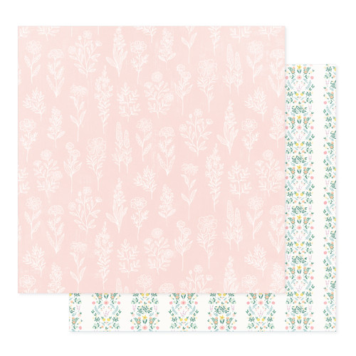 25 Pack - Bea Valint Sketchbook Double-Sided Cardstock 12"X12"-Dainty - A500264R-G190Q - 765468029788