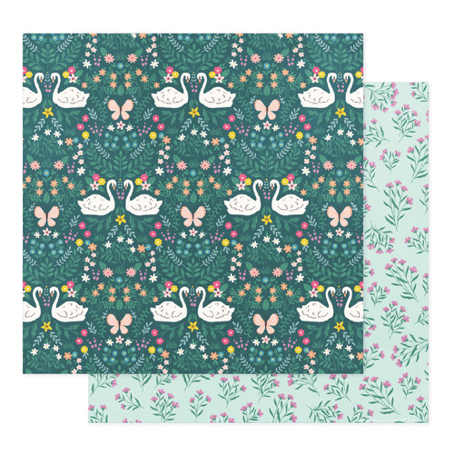 25 Pack - Bea Valint Sketchbook Double-Sided Cardstock 12"X12"-Poised - 5A00264R-1G90T - 765468029641
