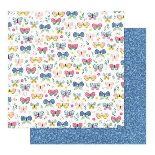 25 Pack - Bea Valint Sketchbook Double-Sided Cardstock 12"X12"-Delicate - 5A00264R-1G90J - 765468029627
