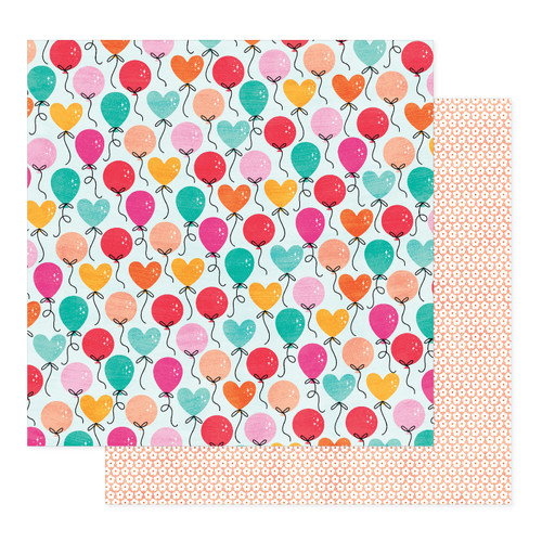 25 Pack - Shimelle Reasons To Smile Double-Sided Cardstock 12"X12"-Party Time - 5A0026KD-1G93K - 765468086279