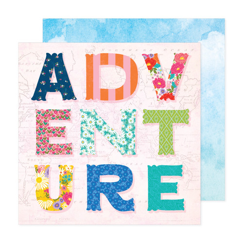 25 Pack - Paige Evans Adventurous Double-Sided Cardstock 12"X12"-#14 - 5A003FXK-G18ST - 765468087870