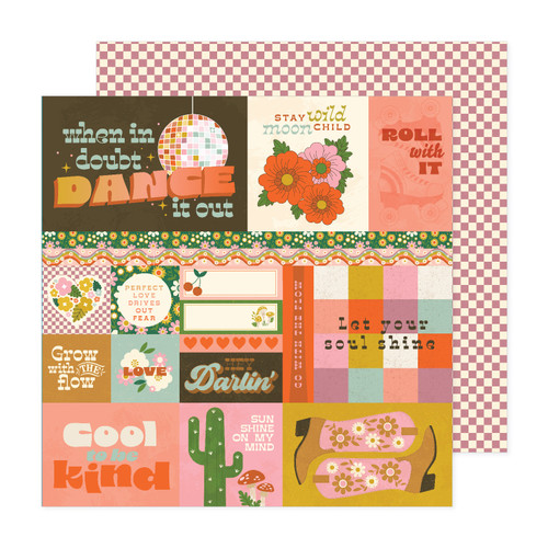 25 Pack - Jen Hadfield Groovy Darlin' Double-Sided Cardstock 12"X12"-Dance - A500264B-G18Z0 - 765468087238 25 Pack - Jen Hadfield Groovy Darlin' Double-Sided Cardstock 12"X12"-Dance - A500264B-G18Z0 - 765468087238