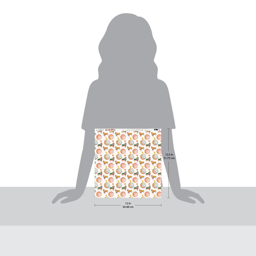 25 Pack - Jen Hadfield Groovy Darlin' Double-Sided Cardstock 12"X12"-Roller Disco - A500264B-G18Z7 25 Pack - Jen Hadfield Groovy Darlin' Double-Sided Cardstock 12"X12"-Roller Disco - A500264B-G18Z7