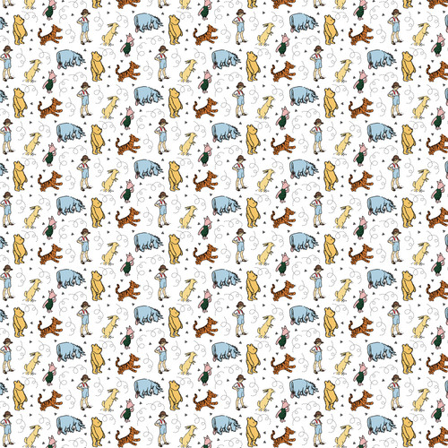 25 Pack - The House At Pooh Corner Double-Sided Cardstock 12"X12"-Happy Day Friends - 5A002JQS-1GL81
