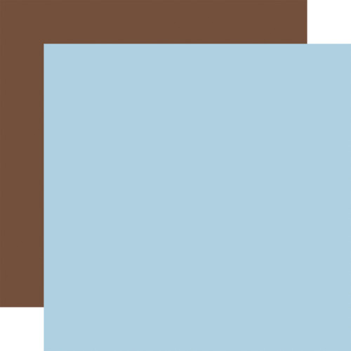 25 Pack - Winnie The Pooh Baby Double-Sided Cardstock 12"X12"-Blue/ Brown - 5A002JSX-1GLBK - 810179814038