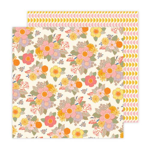 25 Pack - Jen Hadfield Flower Child Double-Sided Cardstock 12"X12"-Flower Child - JHFC12-14123 - 765468043678