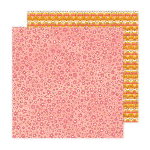 25 Pack - Jen Hadfield Flower Child Double-Sided Cardstock 12"X12"-Flower Power - JHFC12-14144 - 765468043883
