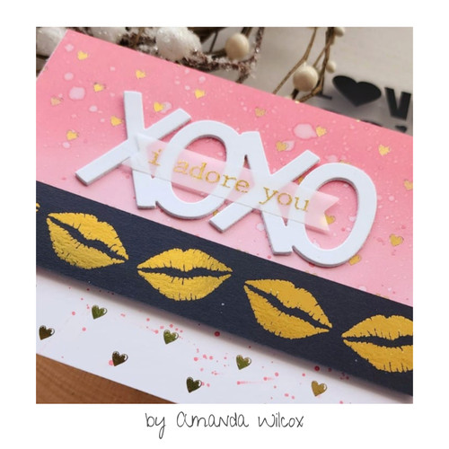 Deco Foil Adhesive Transfer Sheets 5.9" x 5.9"-Love & Kisses - 5A0022T9-1G5TV Deco Foil Adhesive Transfer Sheets 5.9" x 5.9"-Love & Kisses - 5A0022T9-1G5TV