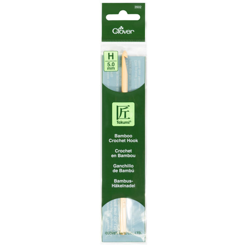 Takumi Bamboo Crochet Hook-Size H/5.0mm - 5A0029WH-1GDB4 - 051221735028 Takumi Bamboo Crochet Hook-Size H/5.0mm - 5A0029WH-1GDB4 - 051221735028